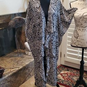 Draped caftan